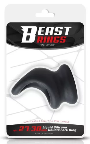 Penastor Heregyűrű Két Méretű Szilikon 25-30 mm Fekete 3 cm magas