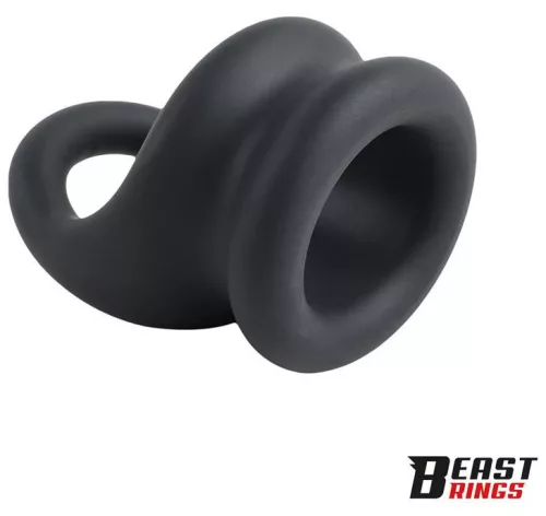 Penastor Heregyűrű Két Méretű Szilikon 25-30 mm Fekete 3 cm magas