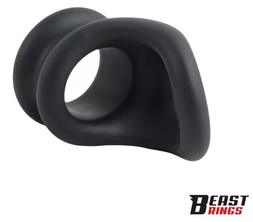 Penastor Heregyűrű Két Méretű Szilikon 25-30 mm Fekete 3 cm magas