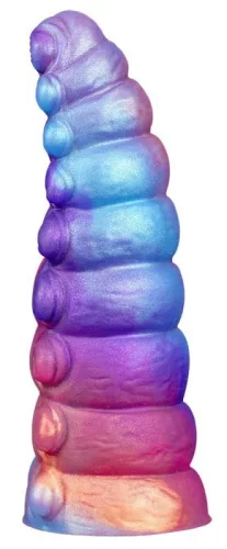Wormix Dildó Rezgő, távirányítós 11 cm szilikon fekete