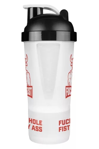 Fist Shaker keverő shaker 600 ml + 250 ml tárolóval, mérőskálával