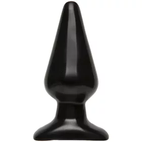 Prémium sima anál dugó – 12 cm fekete
