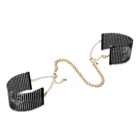   Bijoux Indiscrets Désir Métallique fém csuklóbilincs lánccal - fekete