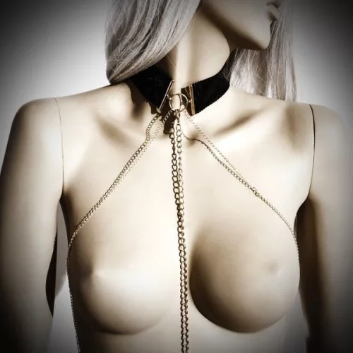 Bijoux Indiscrets Désir Métallique fém nyakpánt - fekete