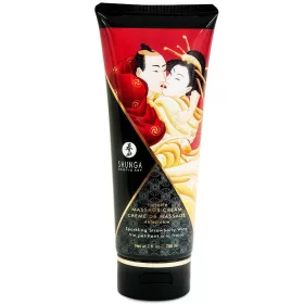   Shunga ehető masszázskrém - epres-pezsgős ízesítéssel, 200ml