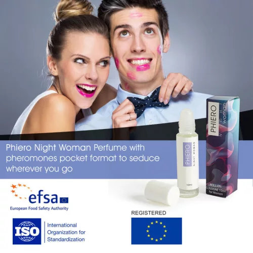 500 Cosmetics Phiero Night Woman feromonos női roll-on parfüm - 10ml