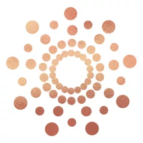   Bijoux Indiscrets Mimi ideiglenes testtetoválás-készlet - arany-, ezüst- és bronzszínű, 6 db