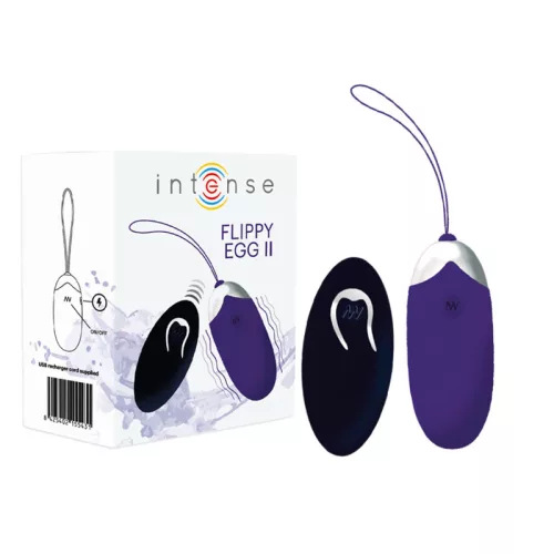 INTENSE Flippy II – távirányítós vibráló tojás lila