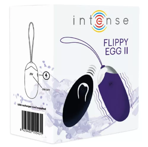 INTENSE Flippy II – távirányítós vibráló tojás lila