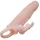 BAILE Brave Man – 16.5 cm-es dupla motoros péniszburkolat nyúlvánnyal
