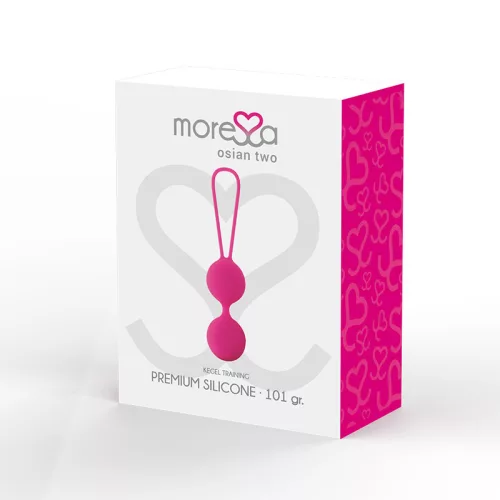 MORESSA Osian Two – prémium szilikon vibrátor, rózsaszín