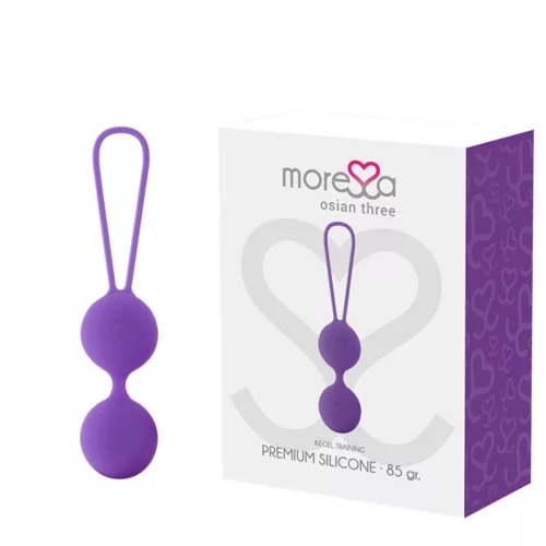 MORESSA Osian Three – prémium lila szilikon vibrátor