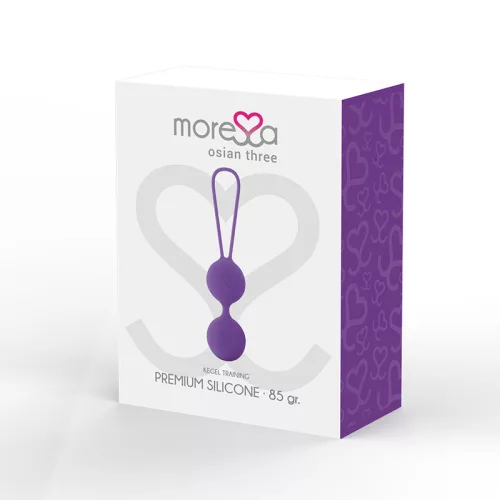 MORESSA Osian Three – prémium lila szilikon vibrátor