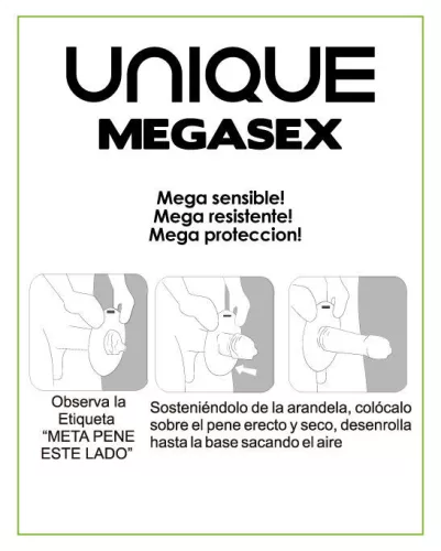 UNIQ – érzékeny latexmentes óvszer 3 db-os csomagban