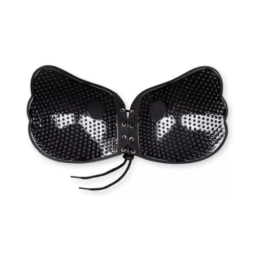 BYE-BRA – csipkés push-up melltartó Fekete C-kupás