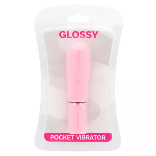 GLOSSY – prémium zseb vibrátor rózsaszínben