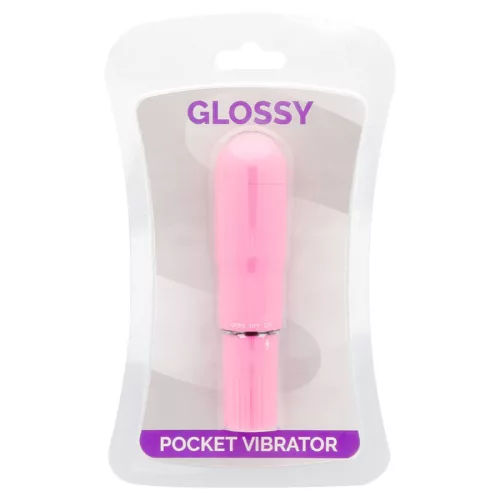 GLOSSY – prémium zsebvibrátor, mély rózsaszín