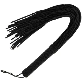 DARKNESS – elegáns fekete kellemes kötöző ostor 50 cm
