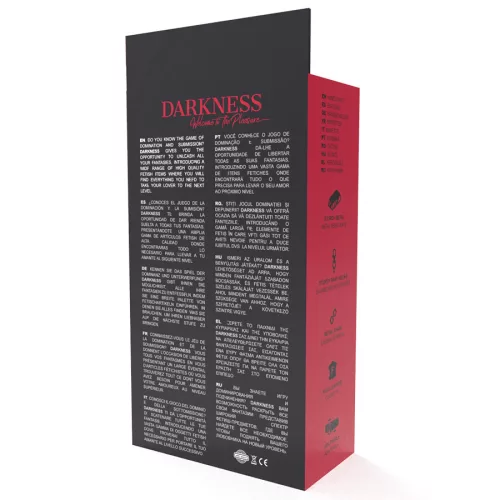 DARKNESS - állítható fekete bőr bilincsek