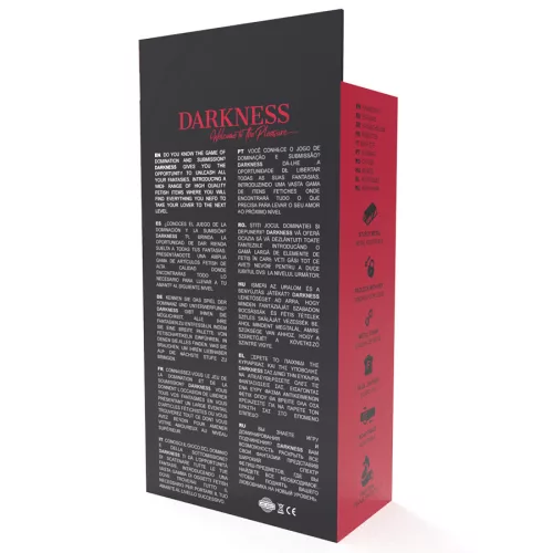 DARKNESS – állítható bőrcsukló zárható kézbilincsek