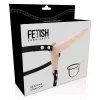 Fetish alárendelő hám - hús színű szilikon 15 cm