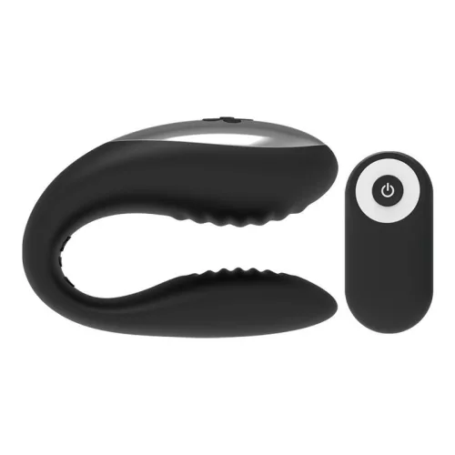 Brilly Glam – páros vibrátor távirányítóval, fekete