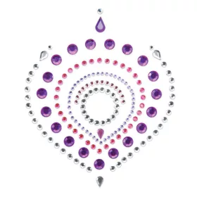   Bijoux Indiscrets Flamboyant öntapadós testdíszkészlet - lila-rózsaszín