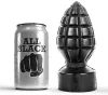 ALL BLACK – 14 cm-es prémium anális plug
