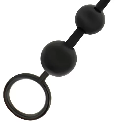 ADDICTED TOYS – 29 cm-es fekete anális gyöngyök
