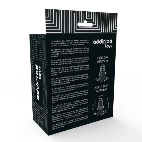 ADDICTED TOYS - átlátszó nagy anál tágító 13 cm