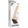 BASECOCK – élethű vibrátor távirányítóval, 19 cm hosszú