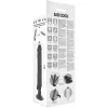 BASECOCK – realisztikus vibrátor távirányítóval, 21 cm