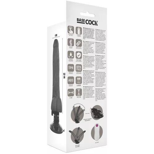 BASECOCK – élethű, állítható vibrátor távirányítóval