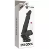 BASECOCK – élethű állítható távirányítós vibrátor 20 cm