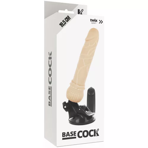 Basecock – valósághű vibrátor távirányítóval 19,5 cm