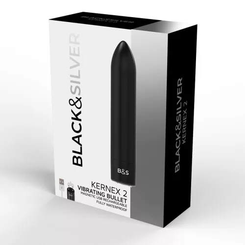 BLACK&SILVER – vibráló mágneses bullet stimuláló