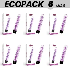 Ecopa 6 darabos Lenny vibrátor lila fényes