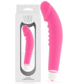 DOLCE VITA – élethű élvezet pink szilikon vibrátor