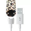 Custom Bullets - Leopard mágneses vibrátor 10 erősséggel