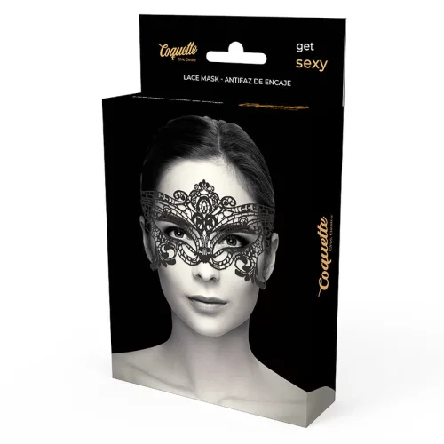 Coquette Chic Desire – fekete csipke szemmaszk