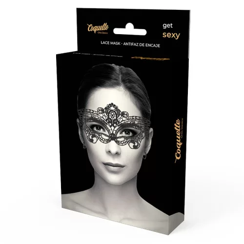 COQUETTE CHIC DESIRE – fekete csipke szexi maszk
