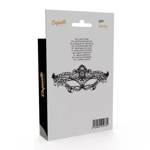 COQUETTE CHIC DESIRE – fekete csipke szexi maszk