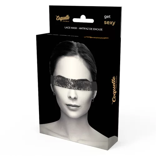 Coquette Chic Desire – fekete csipkés maszk prémium érzékiséghez