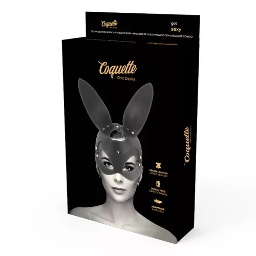 Coquette Chic Desire – vegán bőr maszk nyuszifiokkal