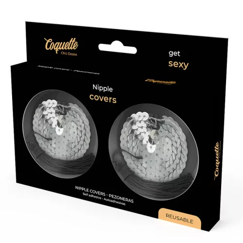 Coquette Chic Desire – ezüst mellbimbó takarók
