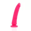 DELTA CLUB - szilikon dildó felcsatolóval 17 cm rózsaszín