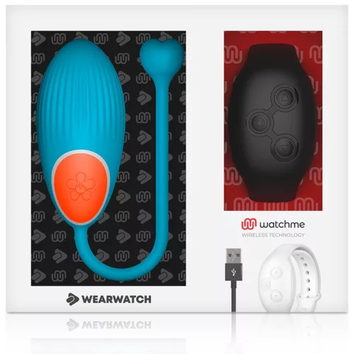 WeaRwatch – távirányítós intim tojás kék színben