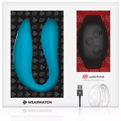 WEARWATCH - Dupla technológiás vibrátor Indigo / Jet