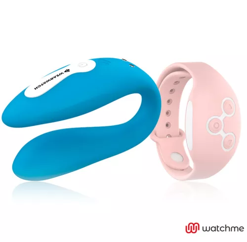 WEARWATCH – duál technológiás vibrátor indigo/rózsaszín