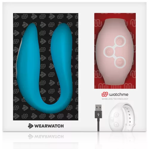 WEARWATCH – duál technológiás vibrátor indigo/rózsaszín